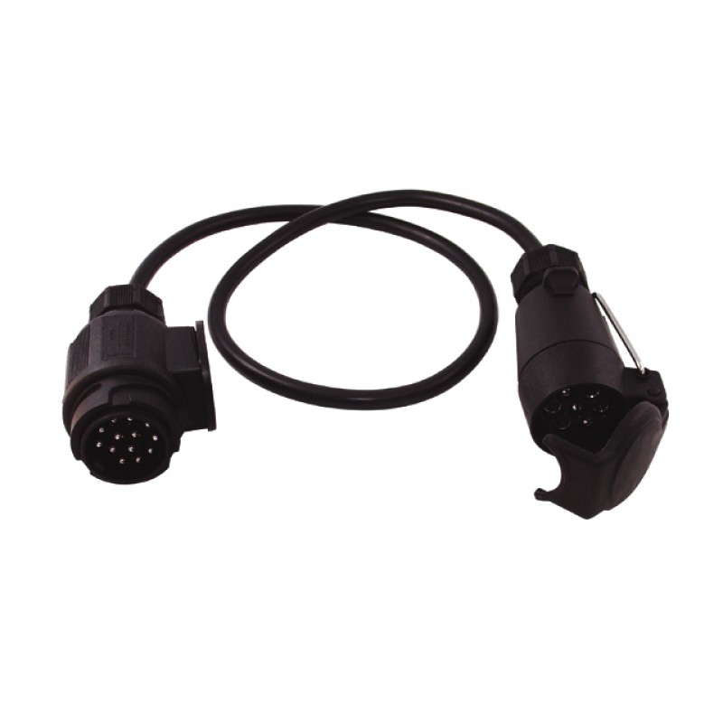 hefboom Sprong Wens Bestel Adapter kabel 90cm van 13-polige stekker naar 7-polige contrastekker  voor uw aanhanger | Menbers | TB Onderdelen.nl