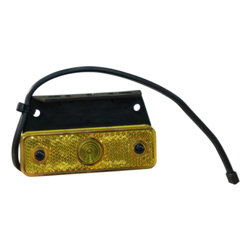 zijmarkeringslamp Aspöck SIDEPOINT Inclusief montagesteun 90° DC kabel 250mm