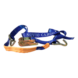 spanband voor autotransporter met lus voor aluminium velg blauw/oranje 50 2000 Novio Cargo